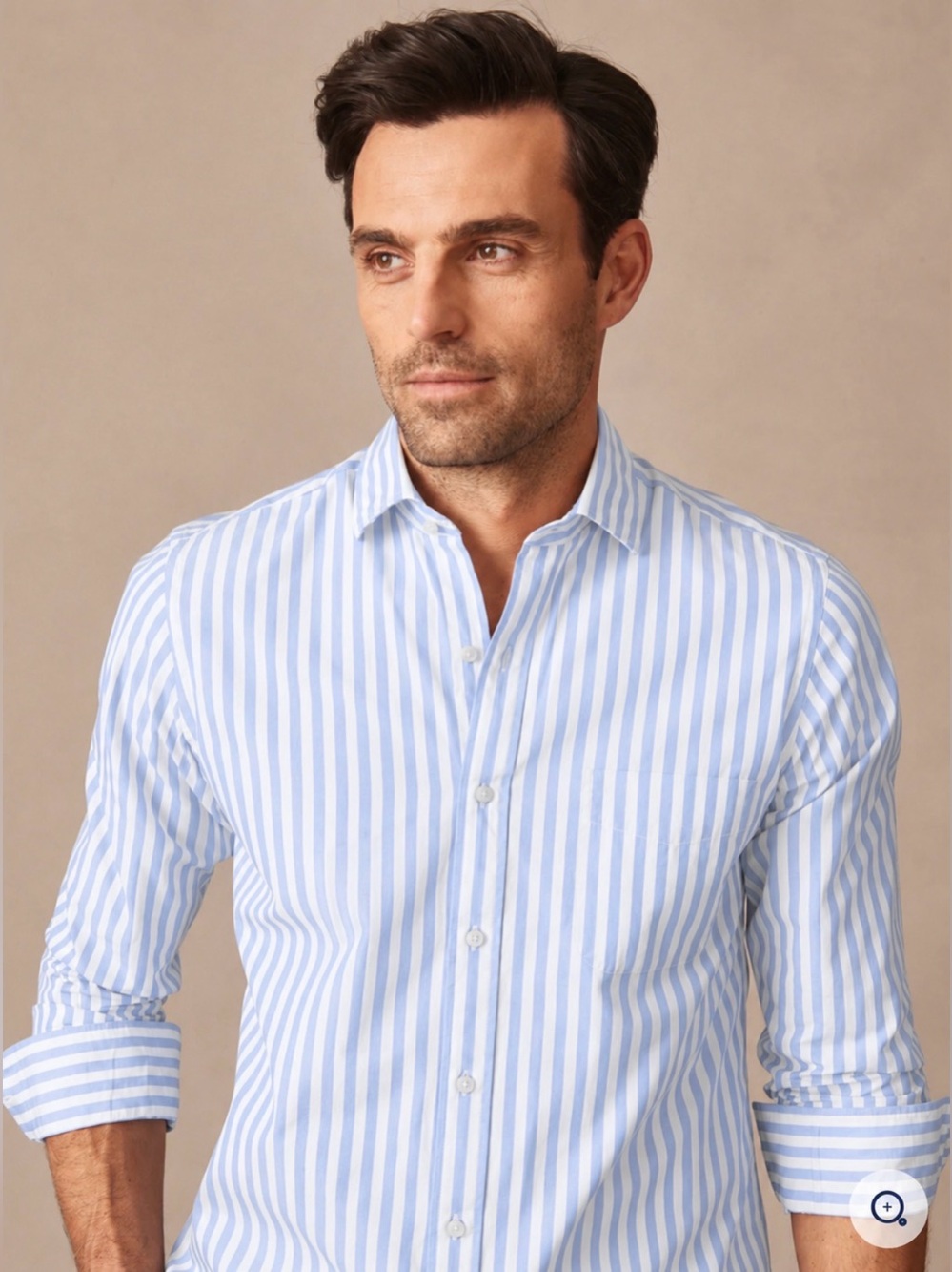 J. McLaughlin Gramercy Cotton Shirt Size Small